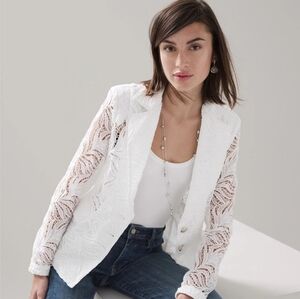 New with tags White house black market Lace blazer